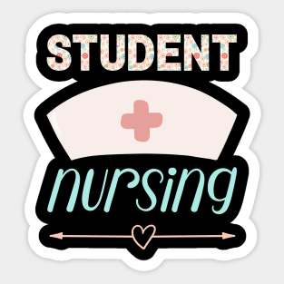 Pastel Nurse Students Nursing Sticker